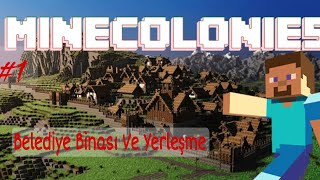 MineColonies 1  Minecraft Modlu Survival [upl. by Adnor]