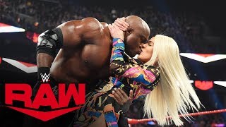 Lana kisses Bobby Lashley after revealing her divorce Raw Nov 18 2019 [upl. by Analihp]