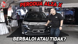 PERODUA ALZA X Apa Beza Dengan High Specs AV [upl. by Anelac]