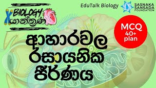 ආහාරවල රසායනික ජීර්ණය  Chemical Digestion of Food  EduTalk Biology [upl. by Drews]