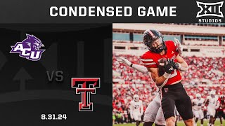 Abilene Christian vs Texas Tech Condensed Game  2024 Big 12 Football [upl. by Eenar498]