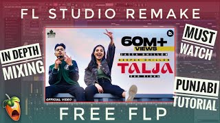 TALJA TALJAFl Studio Remake Jassa Dhillon  Gur Sidhu Music  Instrumental Remake Songs 2021 [upl. by Ynnelg]