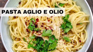 Spaghetti Aglio e Olio  Easy Pasta Recipe 15Minutes [upl. by Eenal]