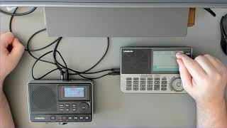 Sangean DAR101 and ATS909X2 firmware 070 automatic recording start [upl. by Ahtekal]