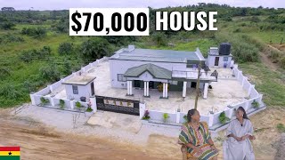 African American moved to Ghana to build a 4 bedroom home and live her dream life Exploring Asebu [upl. by Bryan]