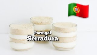 Serradura Portuguesa  World cuisine recipes  Cozinha internacional [upl. by Euqinwahs]