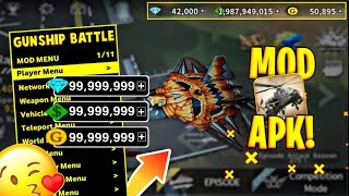 Gunship Battle mod Apk 2024 version All planes unlocked [upl. by Ecniuq]