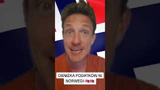 Norwegia obniża podatki 🇳🇴 norwegia zarobki pieniądze [upl. by Rancell]