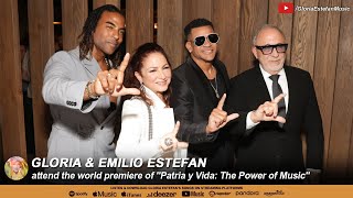 Gloria amp Emilio Estefan attend the world premiere of quotPatria y Vida The Power of Musicquot [upl. by Houser]