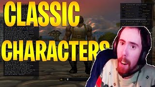 Asmongold Views WoW Classic Character Models [upl. by Cassandry596]