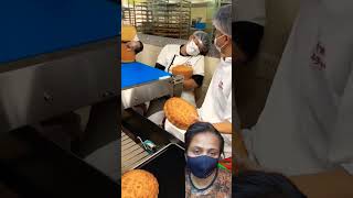 Fully automatic production of mooncakes what do workers need to do ShortsMooncake Chinesefood [upl. by Ahsurej]