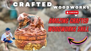 amazing crafted woodworks skill  Crafted Woodworks ideas  Wood Crafts [upl. by Chainey]