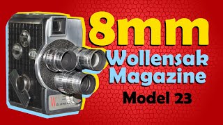 Wollensak Model 23 8mm Magazine Movie Camera [upl. by Kutzenco]