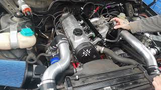 Volvo 940 B230 FT Engine Sound  Garrett Stock Turbo [upl. by Anibas]