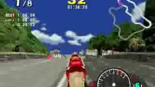 Model 2 Emulator Manx TT Superbike Gameplay Sheep Mode Laxey Coast [upl. by Enileuqcaj]