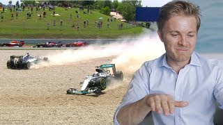 SPANISH GP F1 CRASH WITH LEWIS HAMILTON EXPLAINED  NICO ROSBERG  UNCUT [upl. by Adlecirg]