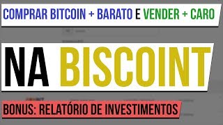 Como comprar bitcoin  barato e vender mais caro na biscoint [upl. by Westerfield]