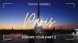 PARIS VLOG  Europe tour part 2  a dream come true 💞 [upl. by Cerellia]