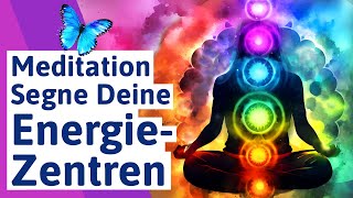 🟪 Segne Deine Energiezentren Meditation deutsch  Chakra Meditation deutsch [upl. by Oly]