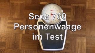 Seca 760 Personenwaage Test  WAAGENTESTDE [upl. by Erika]