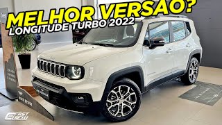 NOVO JEEP RENEGADE LONGITUDE 13 TURBO FLEX 2022 POR R138 MIL É A MELHOR VERSÃO DO SUV [upl. by Adnaluy]