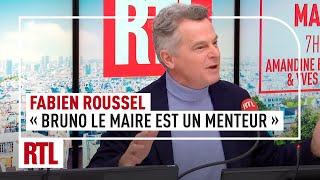 Impôts  quotBruno Le Maire est un menteurquot selon Fabien Roussel [upl. by Hutner]