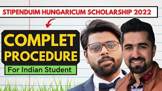 Stiependium Hungaricum Scholarship 2022 for Indian Student [upl. by Nosac430]