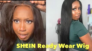 ALL READY WIG FROM 9AM HAIR STORE ON SHEIN SHEINOFFICIAL sheinwigs allreadywig 9amhair [upl. by Pisano16]