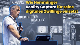 Wie Hemminger Reality Capture für seine digitalen Zwillinge einsezt  INTERGEO 2023 [upl. by Farlie667]