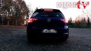 Golf VII R IPE Exhaust sounds comparison vs stock [upl. by Frederico]