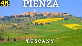 Pienza  Val dOrcia valley Tuscany  Italy  Walking Tour in 4K 4k pienza [upl. by Narut493]