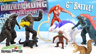 Godzilla X Kong The New Empire Action Figure Collection Review with Frost Titan Shimo [upl. by Okiron]