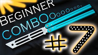 Beginner Balisong Combo 7 TwirlsRollover [upl. by Aire]