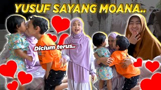 CIEE YUSUF CIUM MOANA TERUS Tapi Kok Begitu [upl. by Anitsirhcairam]