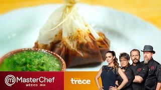 Mixiotes de filete de res  Recetas de MasterChef México 2016 [upl. by Elocel]