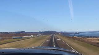 Landing at Hoquiam Bowerman Field HQM [upl. by Shanahan816]