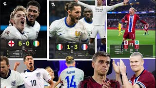 England 50 Ireland Kene Jude 2assists🔥Italy 13 France😱Israel 10 Belgium 😱😅Norway 50 Kaz Hala3⚽️ [upl. by Eixel806]