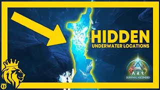 TOP 10 HIDDEN UNDERWATER Locations on The Island  ARK Survival Ascended [upl. by Prince]