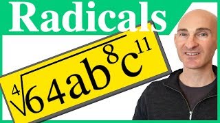 Simplifying Radicals with Variables and Exponents [upl. by Erasaec]