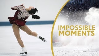 Midori Ito Conquers The Triple Axel  Impossible Moments [upl. by Kath]