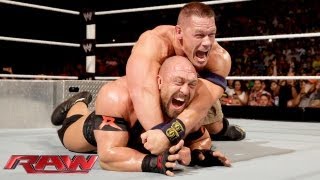 John Cena vs Ryback  Tables Match Raw July 29 2013 [upl. by Keare645]