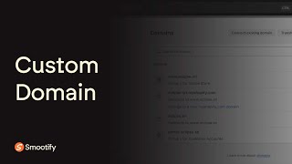 Custom domain and Checkout redirects  Webflow amp Shopify connected Smootifyio [upl. by Anival]