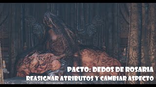 REASIGNAR ATRIBUTOS Y CAMBIAR ASPECTO  DEDOS DE ROSARIA  Dark Souls 3 [upl. by Marje727]