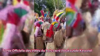 Sortie Officielle des initiés du Bois sacré boukoutde Kassolol [upl. by Metzgar]