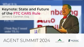 FTC CARS Rule Full Keynote quotThe State and Future of the FTC CARS Rulequot [upl. by Zasuwa]