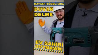 Darbeli Matkapla Duvar Delme Tüyoları [upl. by Juli]