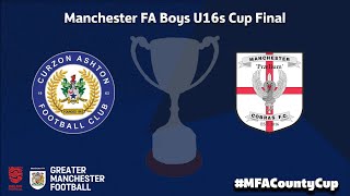 The Manchester FA U16 Boys Youth Cup  Curzon Ashton V Manchester Cobras [upl. by Neau]