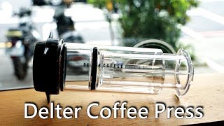 開箱 DELTER Coffee Press × Kickstarter [upl. by Adahs]