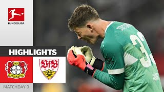 Nübel Unbeatable  Bayer 04 Leverkusen  VfB Stuttgart  Highlights  MD9 – Bundesliga 202425 [upl. by Nimesh661]