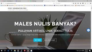 Post Generator Pro v36  terintegrasi dengan plugin yoast [upl. by Barraza860]